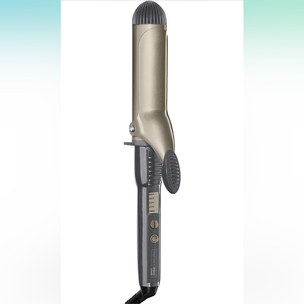 INFINITIPRO BY CONAIR Tourmaline 1 1/2-Inch Ceramic Curling Iron, 1 ½” barrel